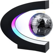 Magnetic Levitating Globe with LED Light, Cool Tech Gift for Men Father Boys and