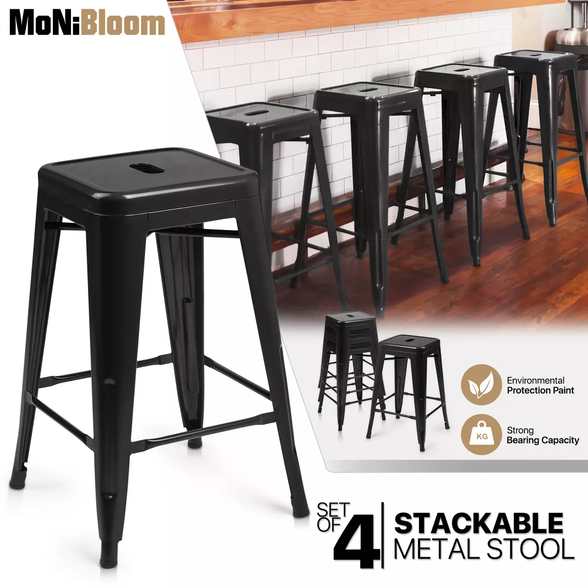 Outdoor stackable stools sales