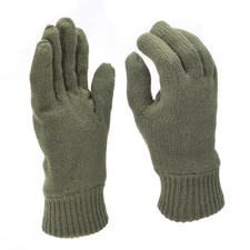 Mil-Tec Gloves Men Warm Knitted THINSULATE™ lining Olive OD Winter tactical gear