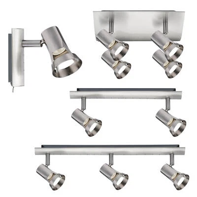 Paulmann Strahler Teja in verschiedenen Modellen Nickel satiniert, max. 10W GU10