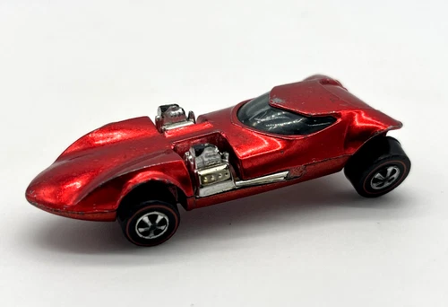 RARE Vintage 1968 Hot Wheels Redline Twinmill Red w/ Dark Interior Needs Wheels