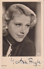 JUTTA FREYBE Original Autogramm signierte Ross Postkarte 30er Jahre