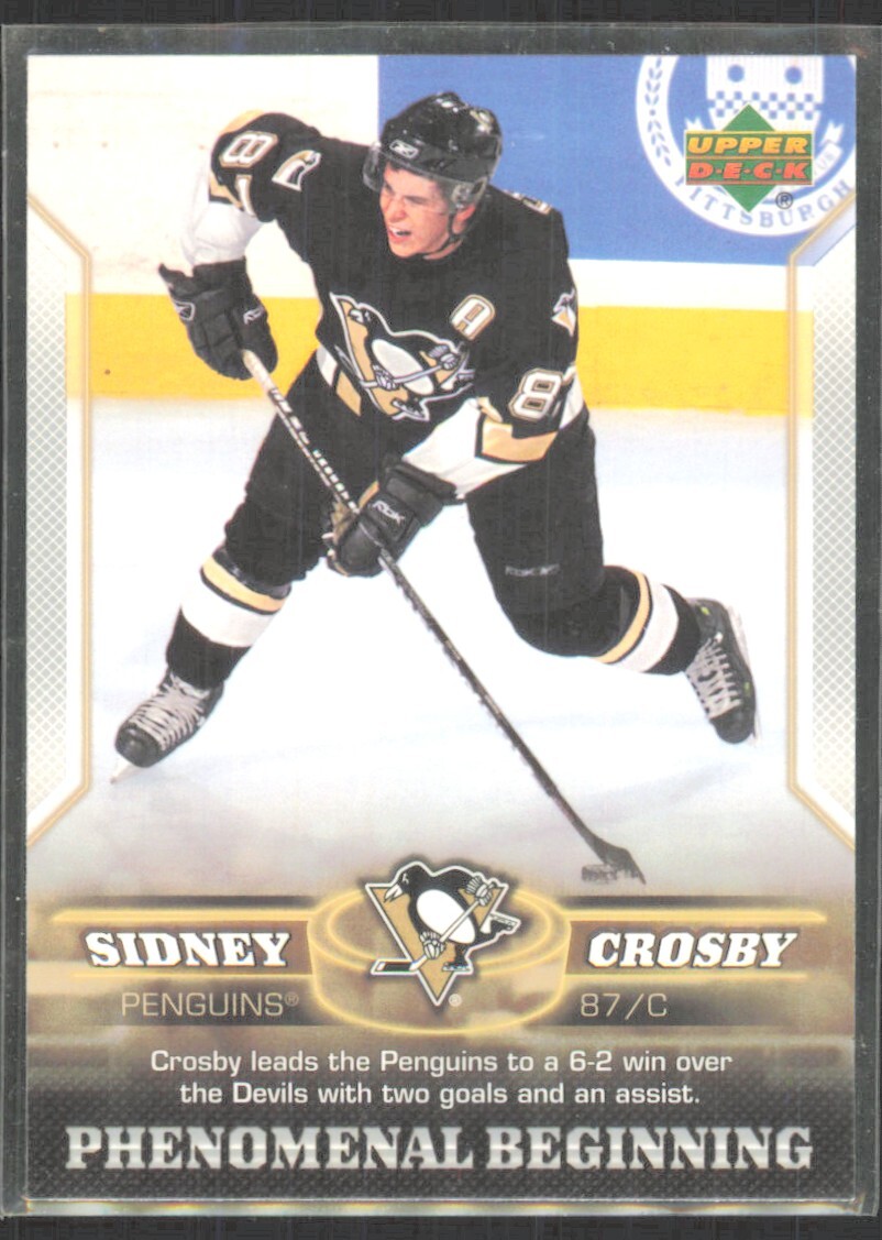 2005-06 Upper Deck Phenomenal Beginning Sidney Crosby #16