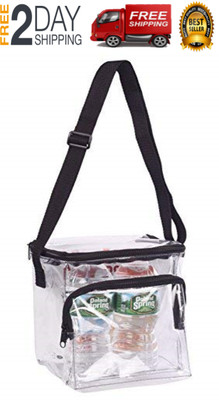 clear plastic lunch bolsa