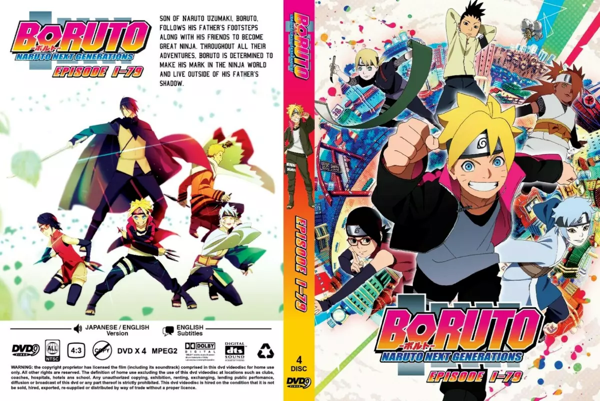 DVD Anime Boruto: Naruto Next Generations Volume 1-160 English Dubbed