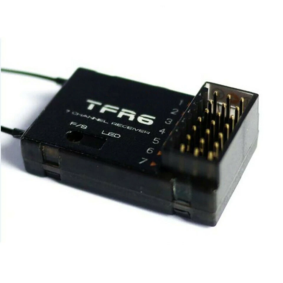 Modulo ricevitore Futaba FASST compatibile 2,4 GHz 7 canali per FrSky TFR6 TFR6-A - Immagine 3 di 4