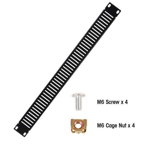 2/4 Pc 1U-4U Blank Rack Mount Panel Spacer for 19" Server Network Cabinet Vented - Picture 3 of 16