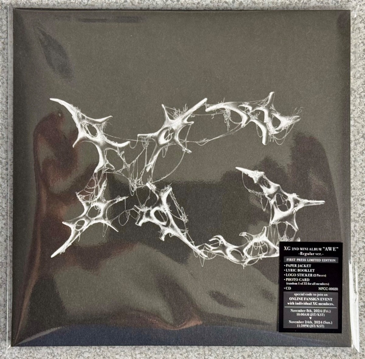 XG AWE 2nd Mini Album First Press Limited Edition CD Lyric