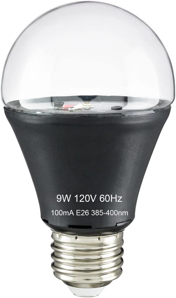 2pack 9W Led Ultraviolet Black Light Uv Bulb Glow in the Dark Ultra Violet Neon - Image 3 of 4