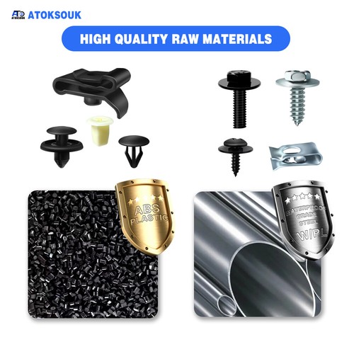 50Pcs For Toyota Camry Engine Cover Fender Bumper Screw Clips Rivet Fastener - Picture 5 of 8