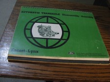 Ford Escort-lynx Automatic Transaxle Disassembly Assembly Training Lv 2a Ford Escort-lynx Automatic Transaxle Disassembly Assembly Training Lv 2a