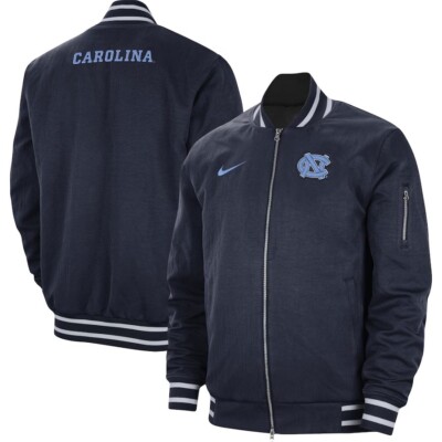 Men's North Carolina Tar Heels UNC Nike Full-Zip Bomber Jacket NWT Medium