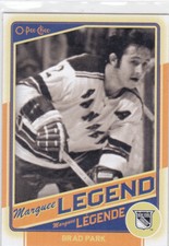 12/13 OPC..BRAD PARK..MARQUEE LEGENDS..# 535..RANGERS..FREE COMBINED SHIP