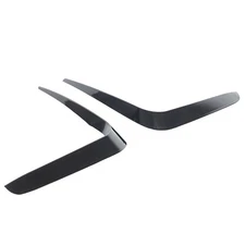 Fits 2021+ BMW M440i G22 G23 Front Bumper Side Vent Trim Fang Cover Gloss Black