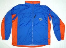 COLUMBIA FLORIDA GATORS USED MEN L COLLEGIATE LIGHTWEIGHT WINDBREAKER JACKET