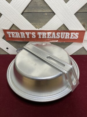 Coleman 5 Piece Aluminum Mess Kit Cup, Frying Pan, Pot with Lid, Plate