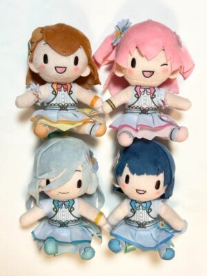 Project Sekai Movie: Broken World Miku Fuwapuchi Plush (More More Jump) set of 4
