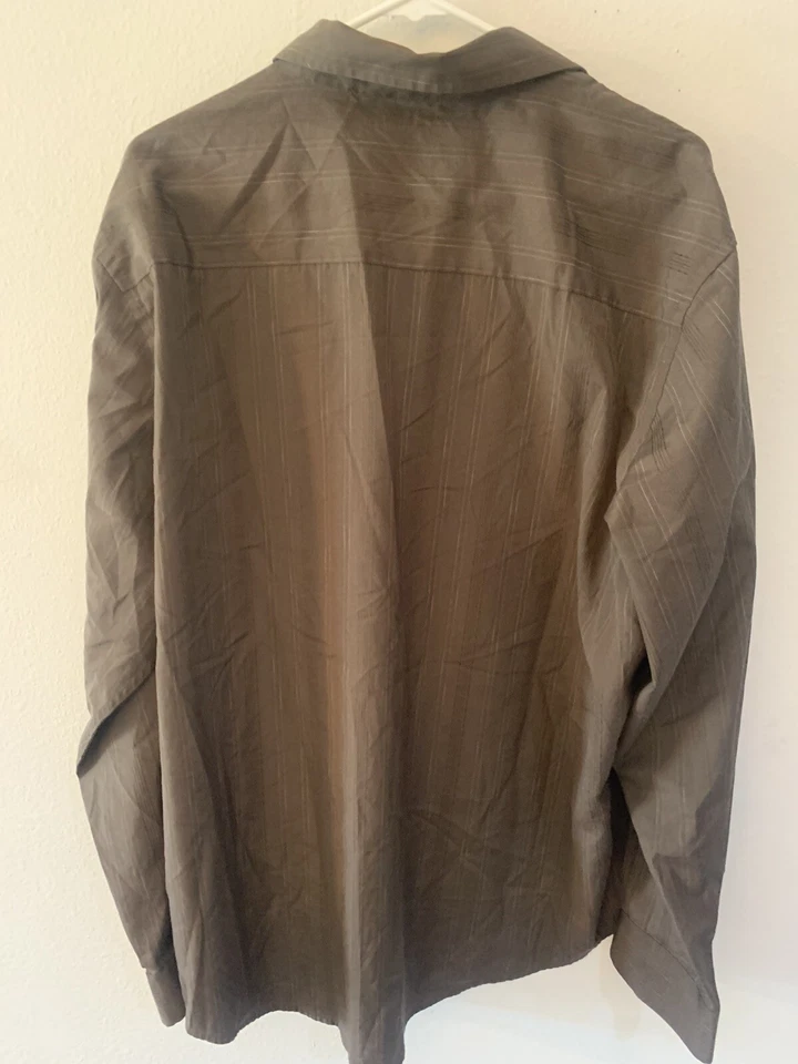 A[X]IST Men's Button-down LONG Sleeve Shirt size XXL,  brown,  - Image 3 of 4