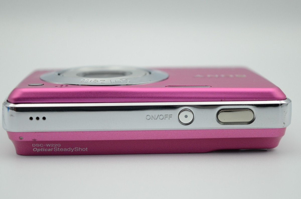 Sony Cyber-shot DSC-W220 12.1MP Digital Camera - Pink for Sony Cyber-shot DSC-W220 12.1MP Digital Camera - Pink for