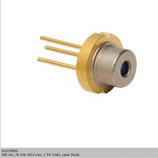 Thorlabs HL6738MG 690nm 30mW Ø5.6mm C-Pin Code Laser Diode NEW
