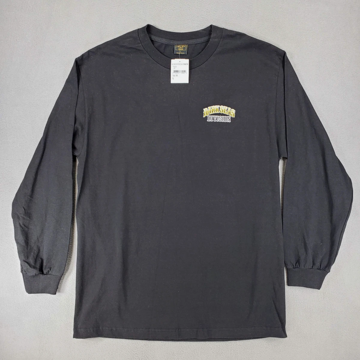 T-Shirt Homme Dark Seas Division Logo Recyclé - Noir, Taille M - Occasion TBE