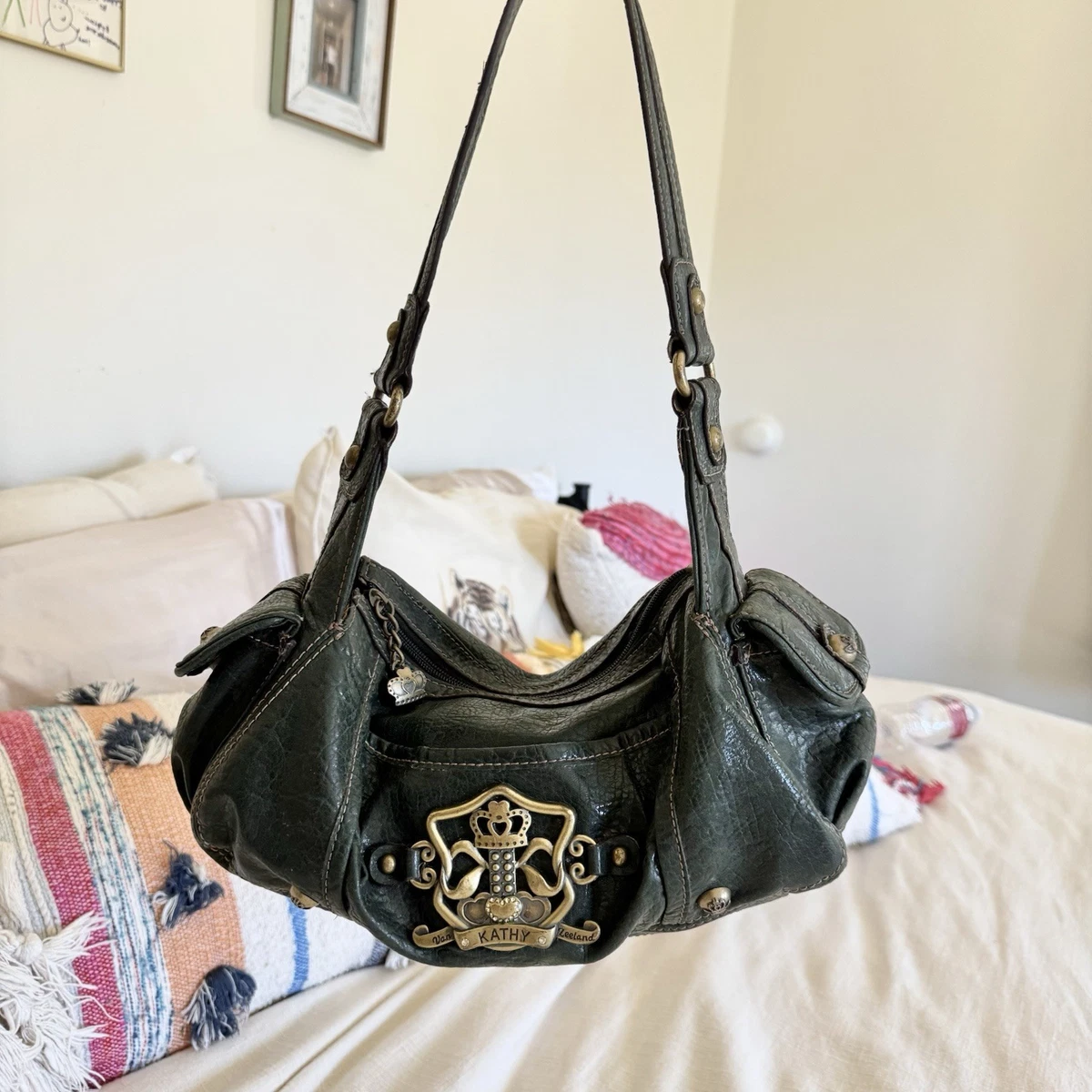Mochila-bolso Vintage Con Remaches, Mochila De Viaje De Estilo Punk