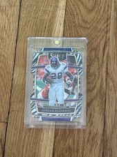 2021 Panini Select Concourse Adrian Peterson #37 Zebra Prizm Die-Cut