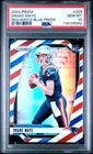 118125062 Drake Maye 2024 Panini Prizm #329 Red White Blue Rookie RC PSA 10