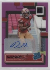 2022 Panini Clearly Donruss Rated Rookie Purple 103/175 Danny Gray #83 Auto 1f8v