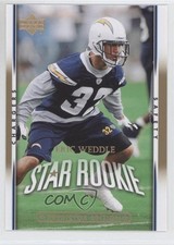 2007 Upper Deck Star Rookie Gold Predictor Edition Eric Weddle #258 d1f
