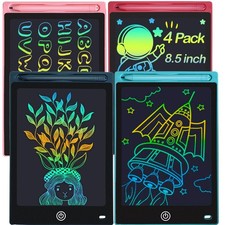 LCD Writing Tablet 4PC 8.5 Inch Colorful Screen Drawing Tablet, Doodle Board ...