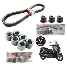 GENUINE KIT BELT /ROLLER/ SLIDER CLUTCH SET FOR YAMAHA XMAX 250/300cc 2017-2022