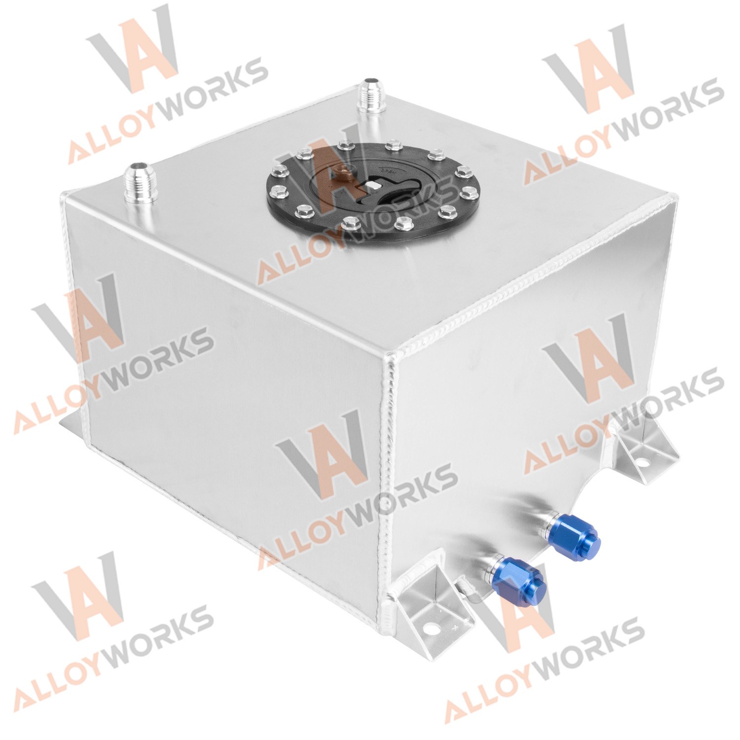 Universal 2.5 Gallon 10L Aluminum Racing Fuel Cell Gas Tank With level Sender