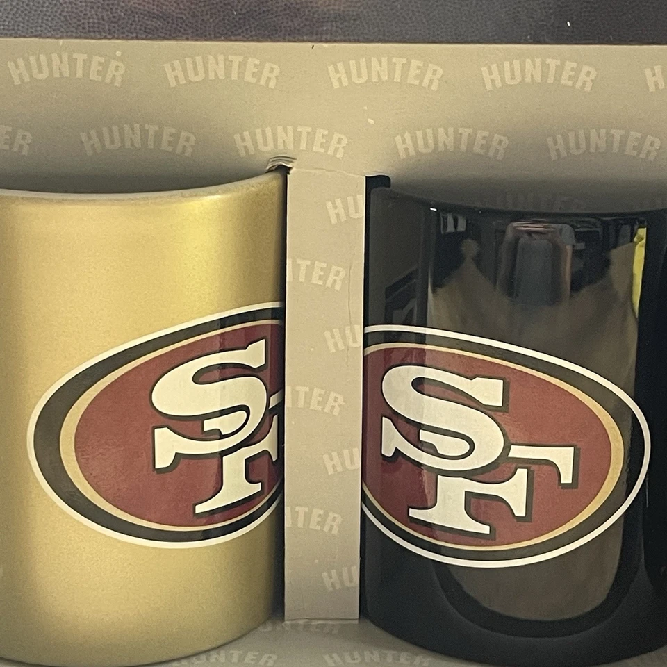 Conjunto de 2 canecas de café logotipo NFL San Fransisco 49ers - Imagem 2 de 4