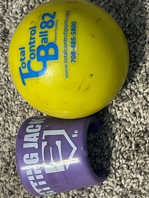 Total Control Sports 82 Ball and purple softball Hitting Jack-it 9 oz