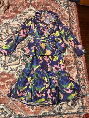 Sundays By Nubians Womens Floral Dress Size 12