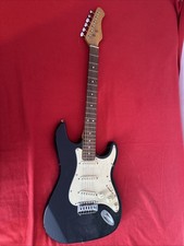 Unbranded Electric Guitar Stratocaster Style Black