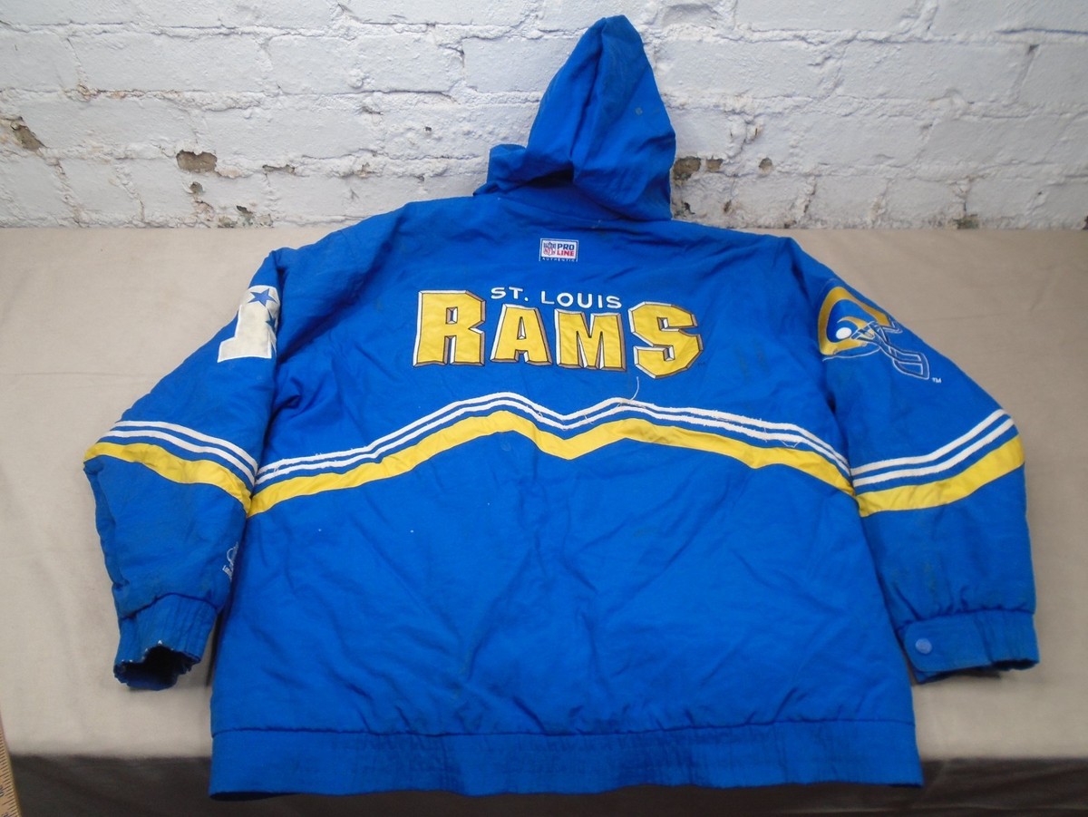 VTG 90s St. Louis RAMS Vintage Logo Athletic NFL Pro Line Jacket