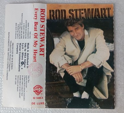 ROD STEWART Every Beat Of My Heart   Kassette *COVER* - Warner Bros. 92 5446-4