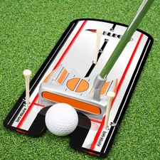 Golf Putting Mirror, Golf Practice Alignment Mirror, Golf Training Aid Equipm...