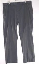 Perry Ellis Portfolio Mens Dress Pants Size 40X30 Straight Gray Polyester Blend