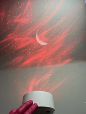 Galaxy Projector Aurora Starry Sky Night Light 5 White Noises Remote Timer Relax