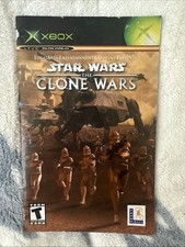 XBOX Manual Only Star Wars The Clone Wars