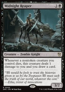 Magic/MTG Midnight Reaper DRC-44 Rare Englisch Neu