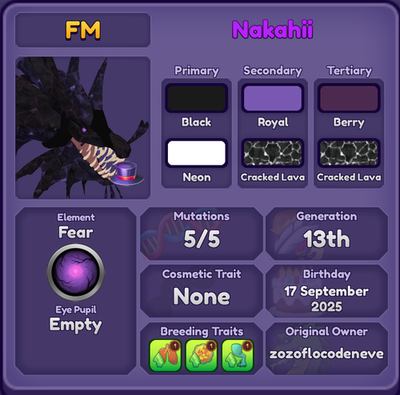 Nakahii | Dragon Adventures | DA | Roblox | eBay