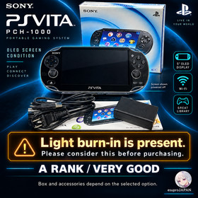 Sony PS Vita PCH-1000 OLED Region Free Fat A Rank Very Good CIB or Console Only