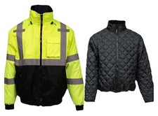 2 in 1 TINGLEY Insulated Safety Bomber Jacket 3.1 ROAD WORK HIGH VISIBILITY 2XL