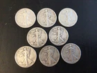 8  Walking Liberty Halves 90% Silver