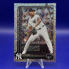 2025 Topps Series 1 Celebration Luis Gil Confetti Foil Parallel #321 Yankees