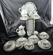 38tlg. Kaffeeservice Hutschenreuther Weinlaub Maria Theresia für 10 Personen
